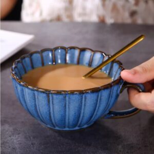 Coffee Cup Mug Vintage Ceramic Breakfast Cup