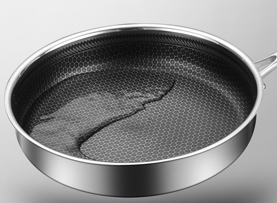 Stainless Stee Frying Pan Non-Stick Frying Pan - Image 4
