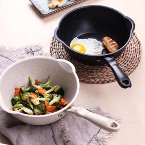 Pan small frying pan deep type home wok nougat pot non-stick pan