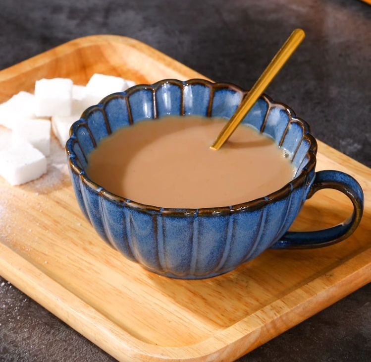 Coffee Cup Mug Vintage Ceramic Breakfast Cup - Image 2